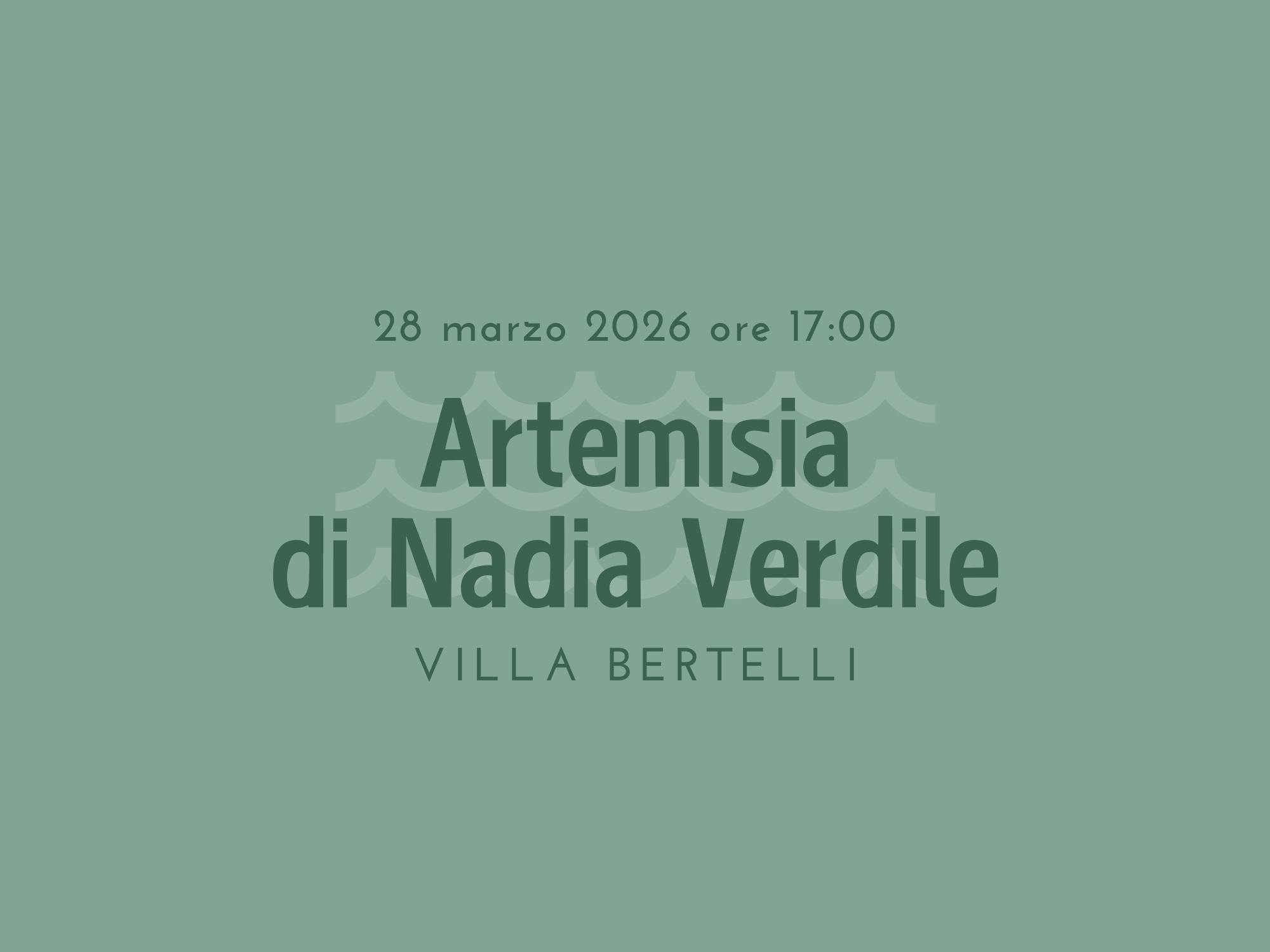 Presentazione libro Artemisia di Nadia Verdile