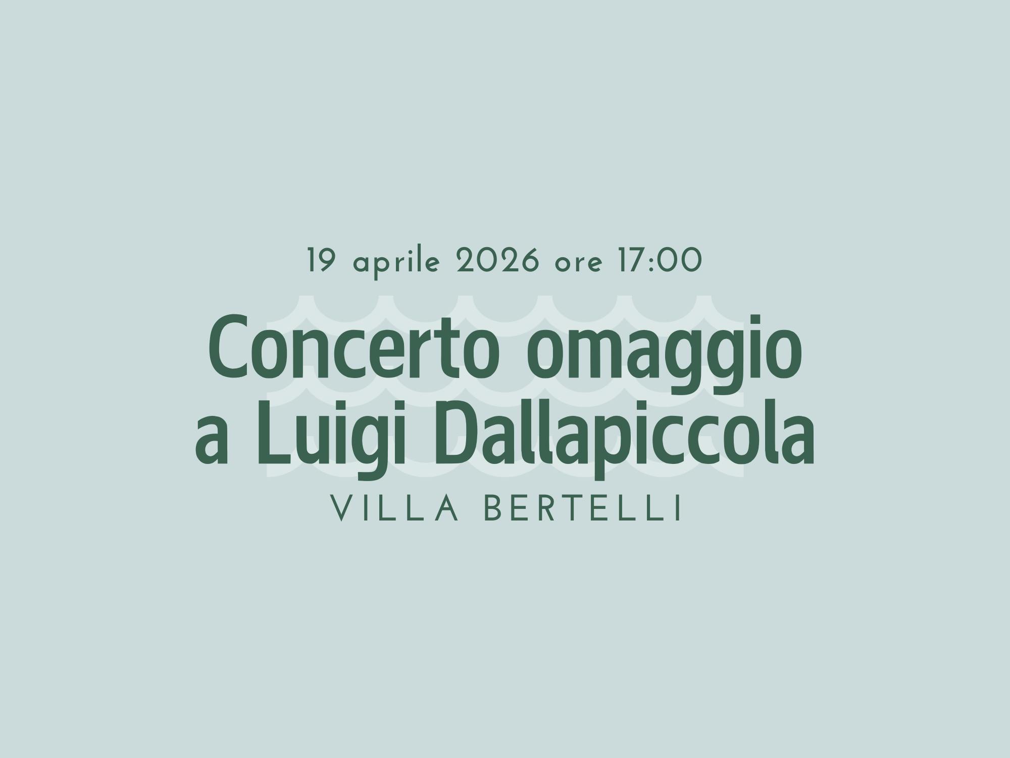 Concerto in omaggio a Luigi Dallapiccola