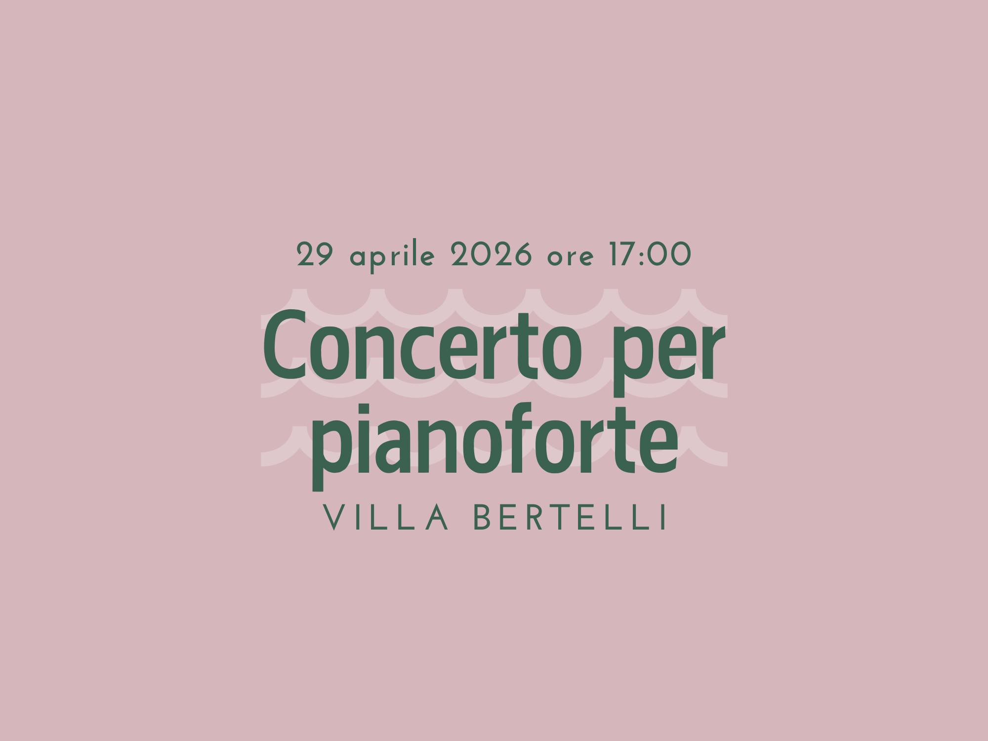 Concerto "Il pianoforte dal Romanticismo europeo alla musica popolare argentina”