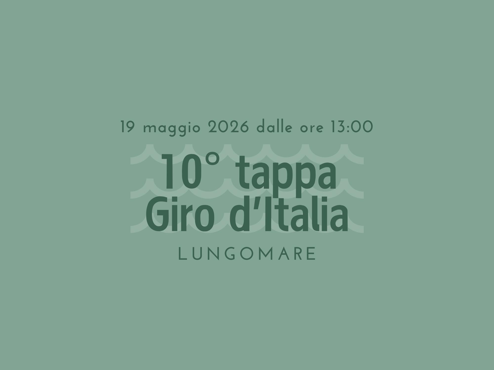10° tappa Giro d'Italia 2026