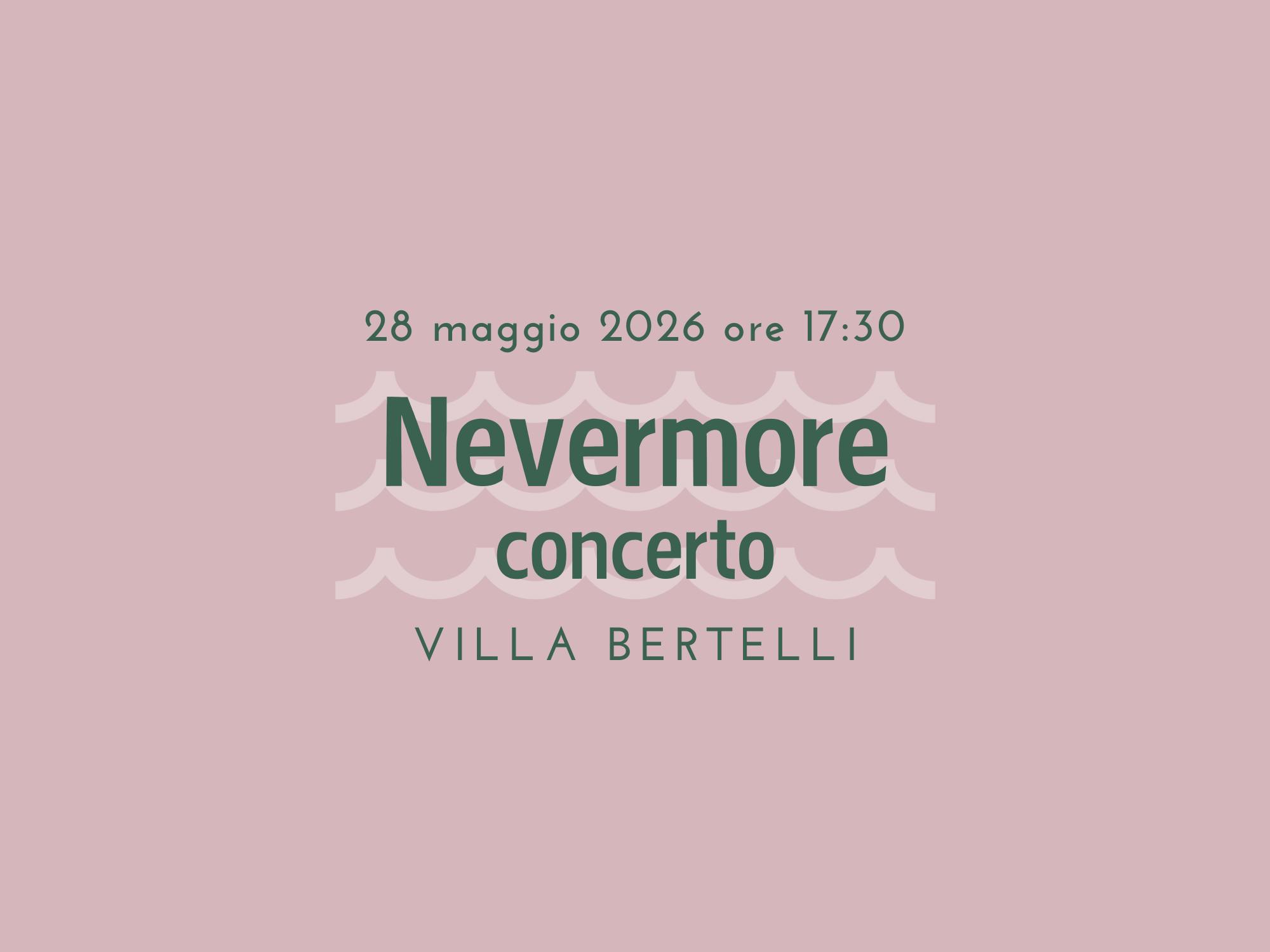 Concerto pianoforte e voce “Nevermore”