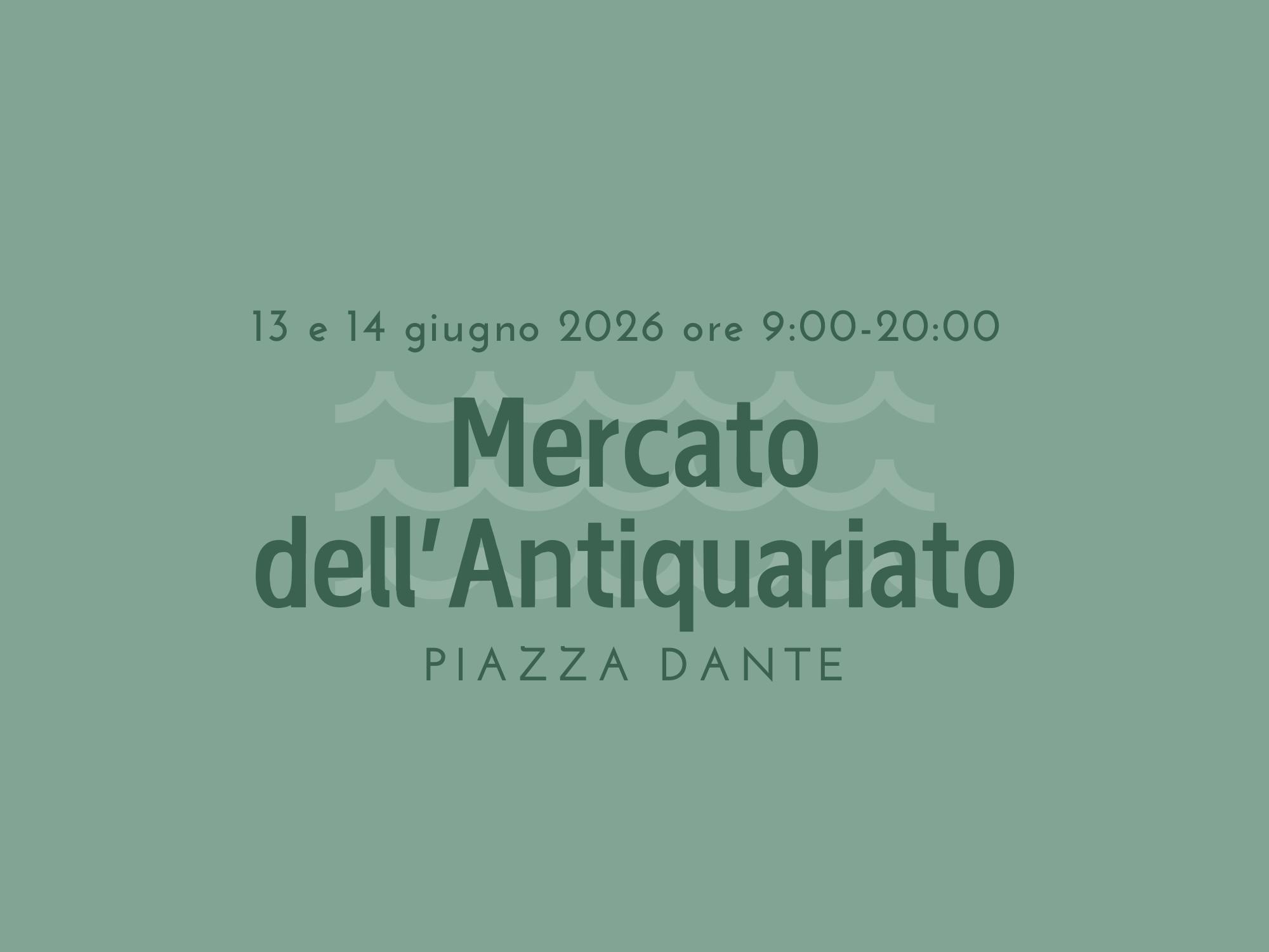 Mercato dell'Antiquariato 13-14 giugno 2026