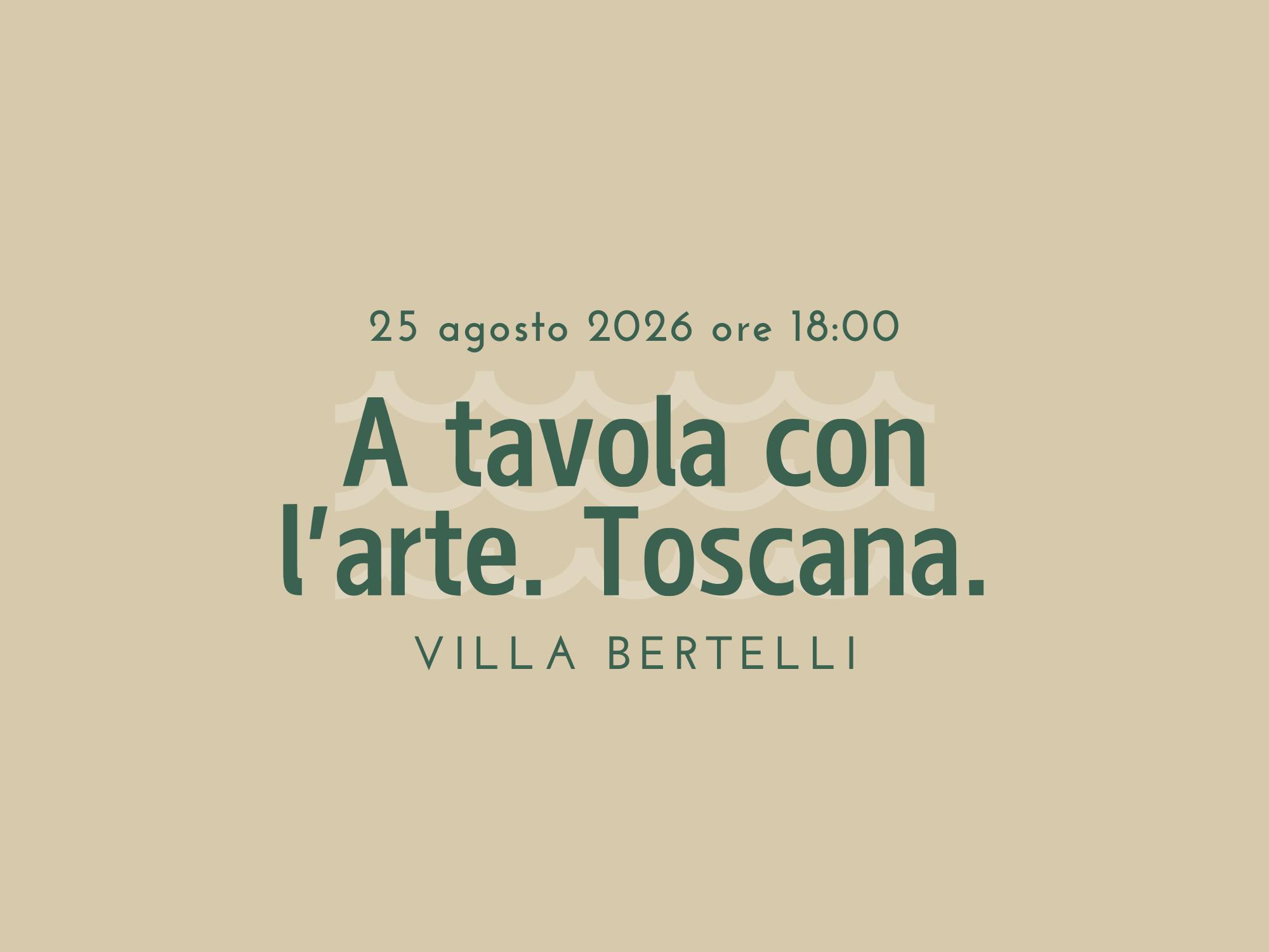 Presentazione del libro “A tavola con l'arte. Toscana.”