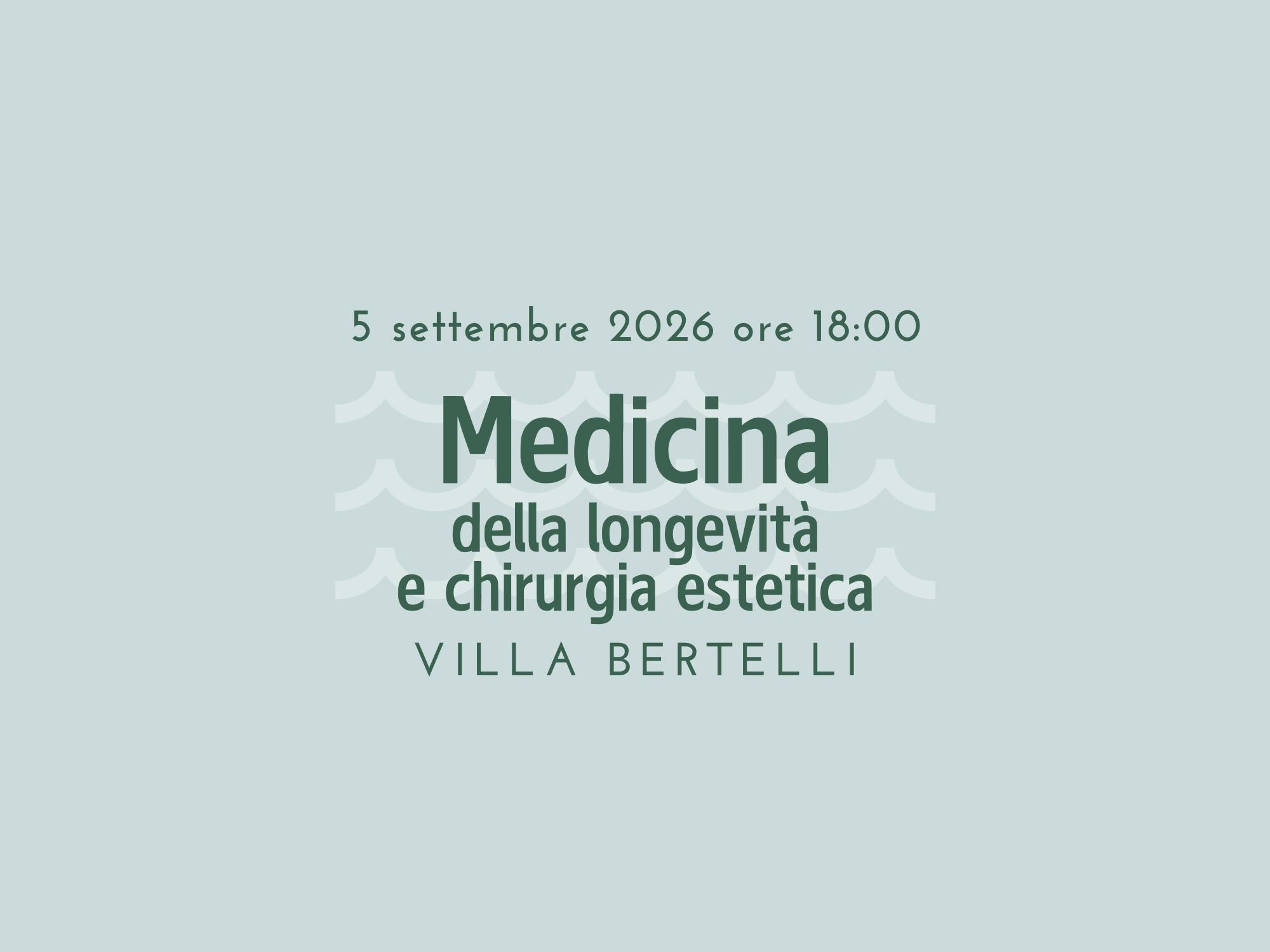 Medicina della longevità e chirurgia estetica