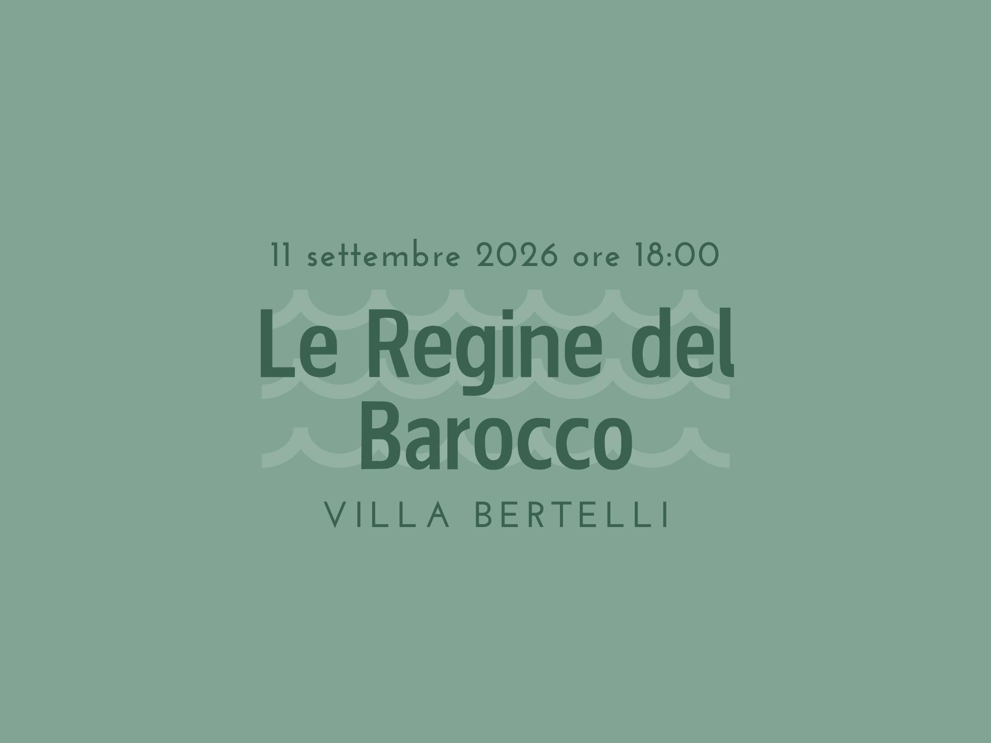 Le Regine del Barocco - l'arte della composizione al femminile