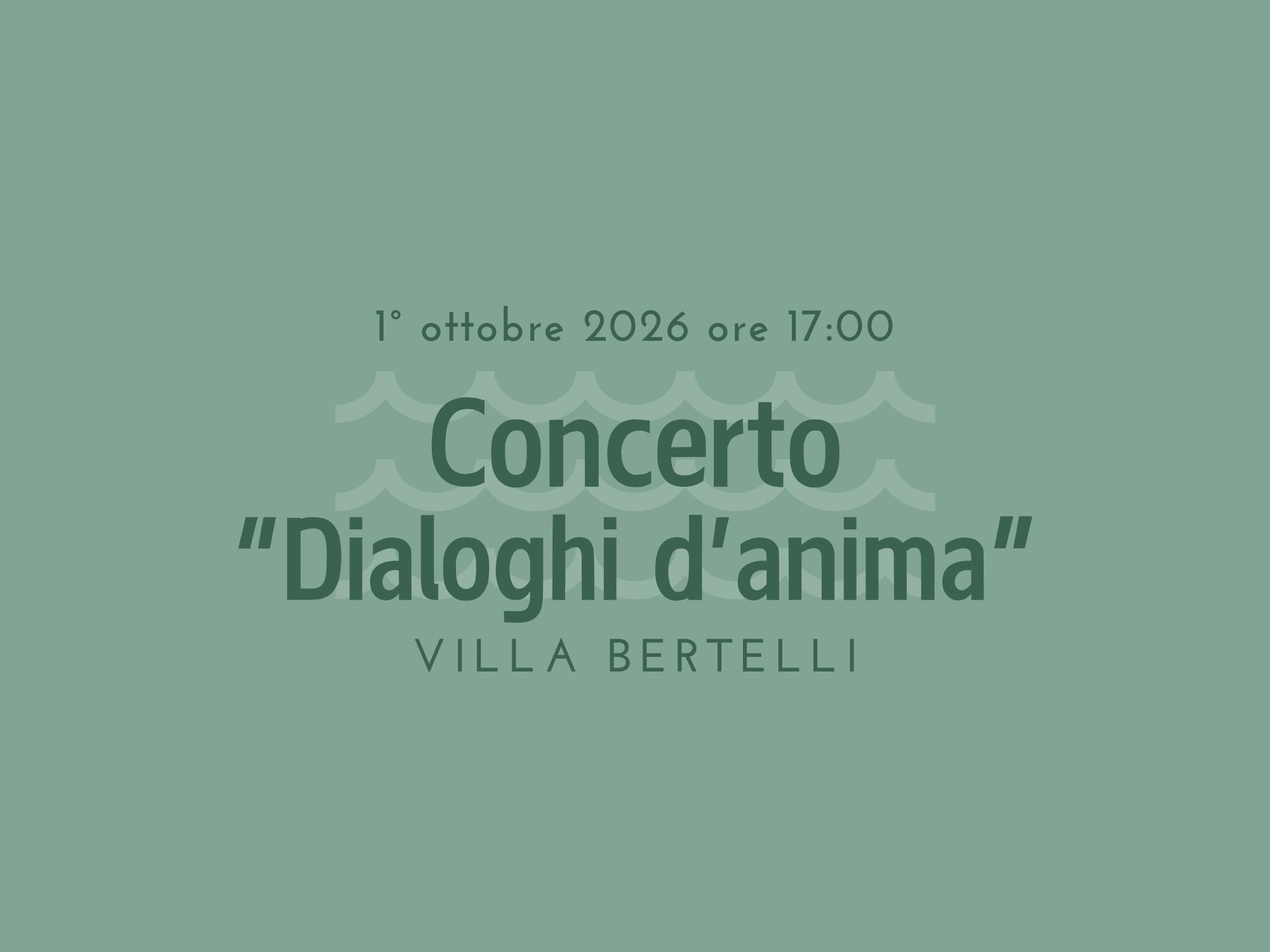 Concerto “Dialoghi d'anima”