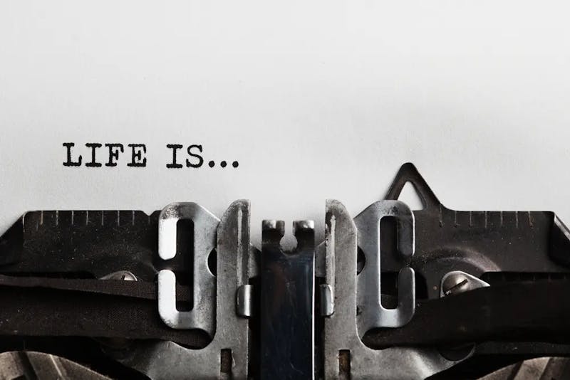 Words on a paper