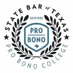 State Bar of Texas Pro Bono College logo