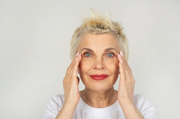 youthful eyes after non-surgical eyelid enhancement