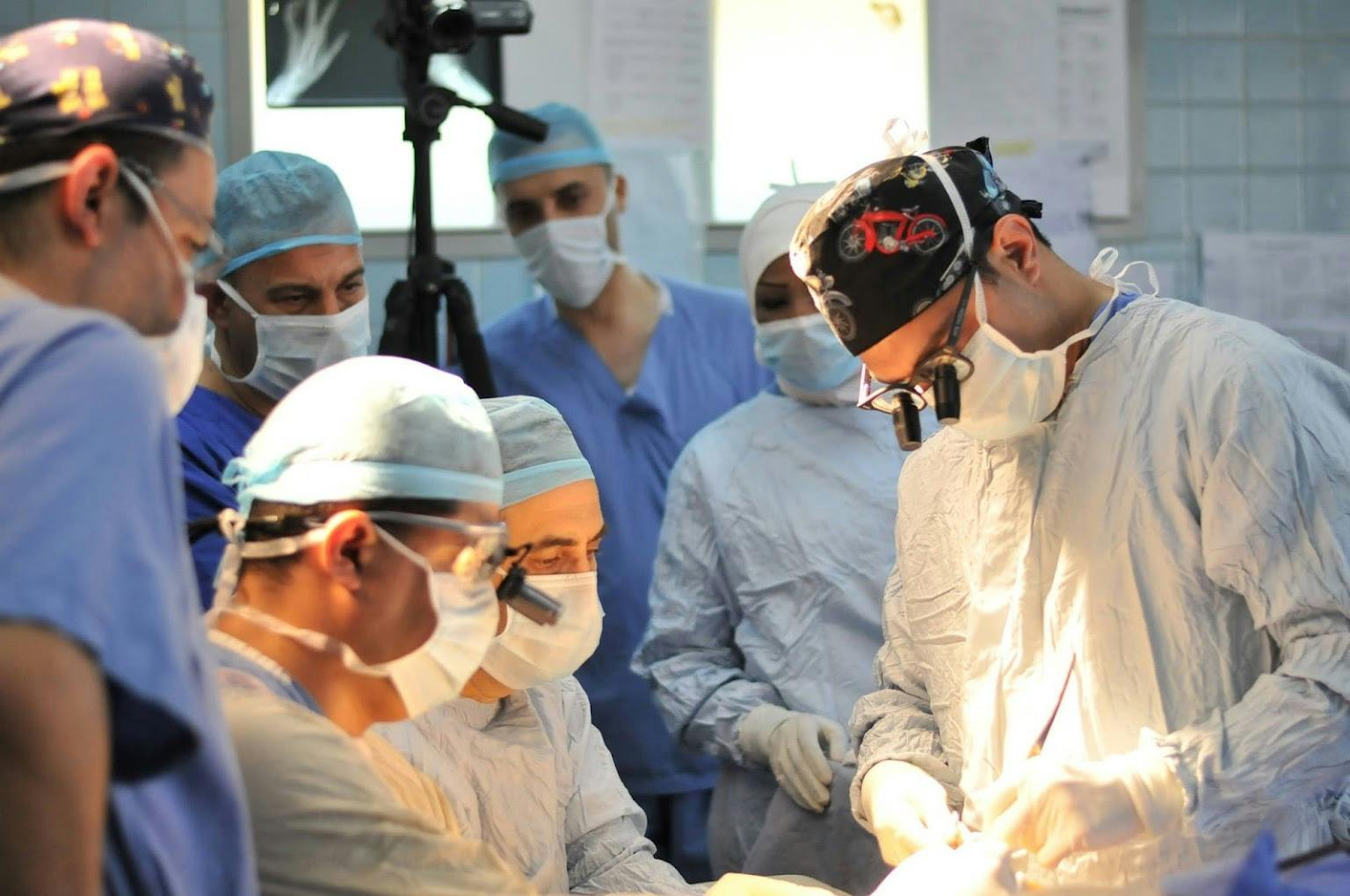 Dr. Panossian performing surgery