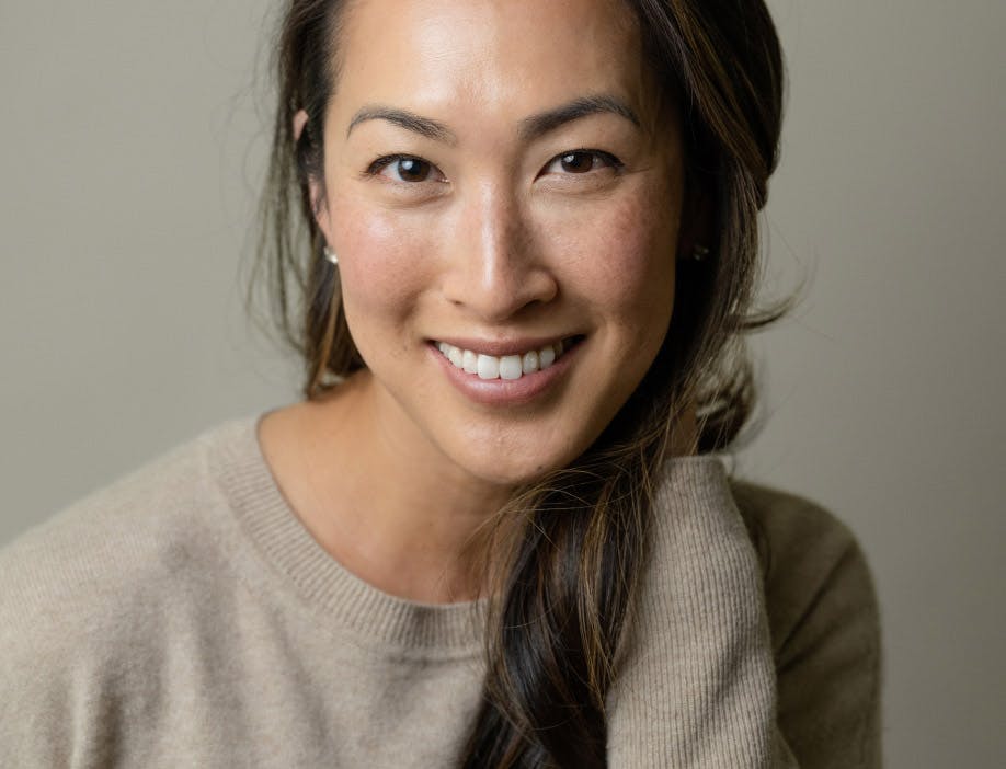 woman smiling