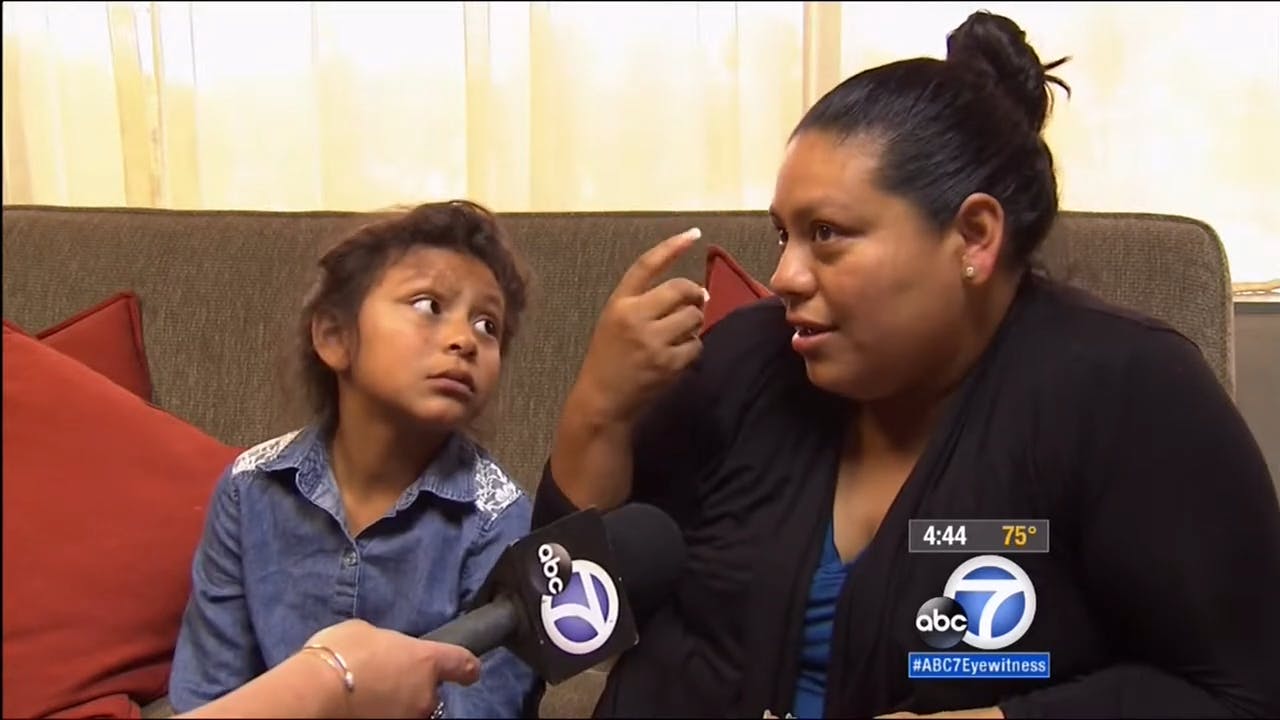 parent and child speaking about Mending Kids