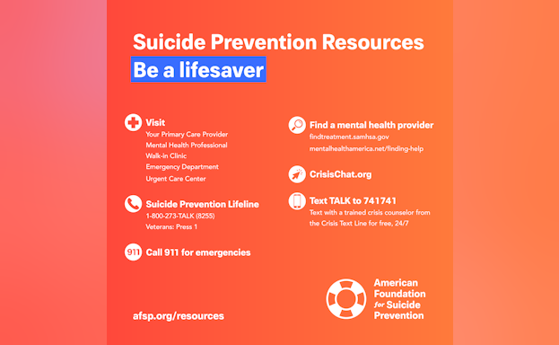 Suicide Prevention Resources