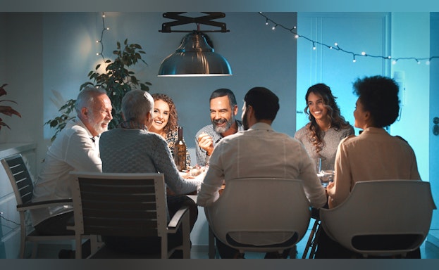 Group of people at table