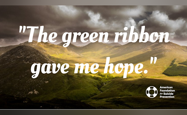 the green ribbon gave me hope