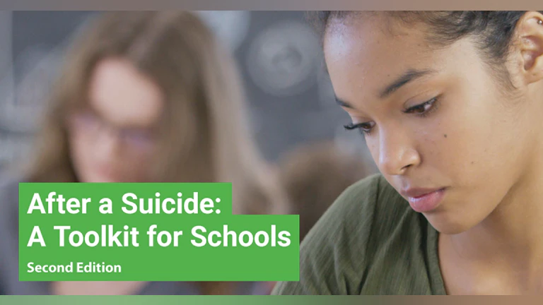 After a suicide: A toolkit for schools