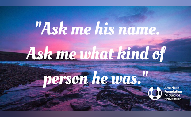 Ask me his name. Ask me what king of person he was.