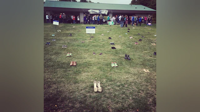 Field of shoes