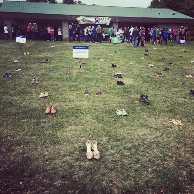 Field of shoes