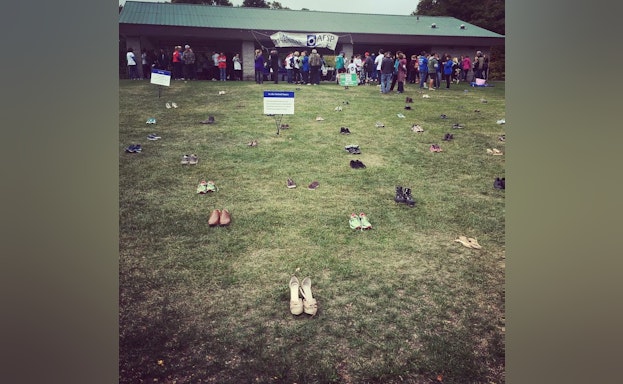 Field of shoes