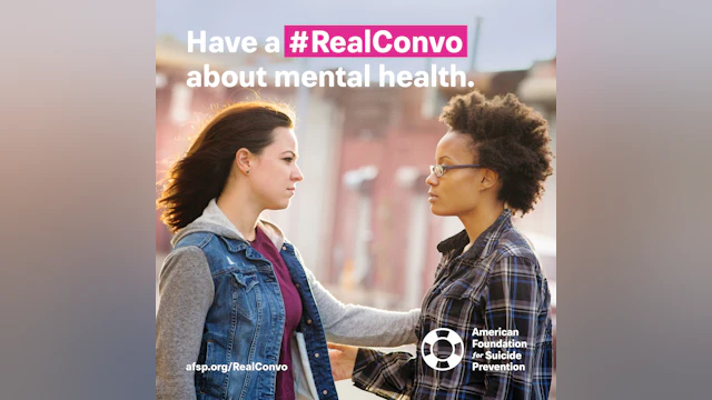 Have a #RealConvo about mental health