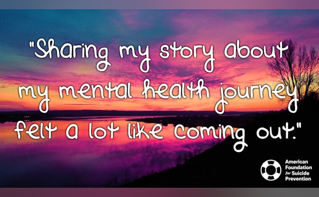 Sharing my story about my mental health journey felt a lot like coming out