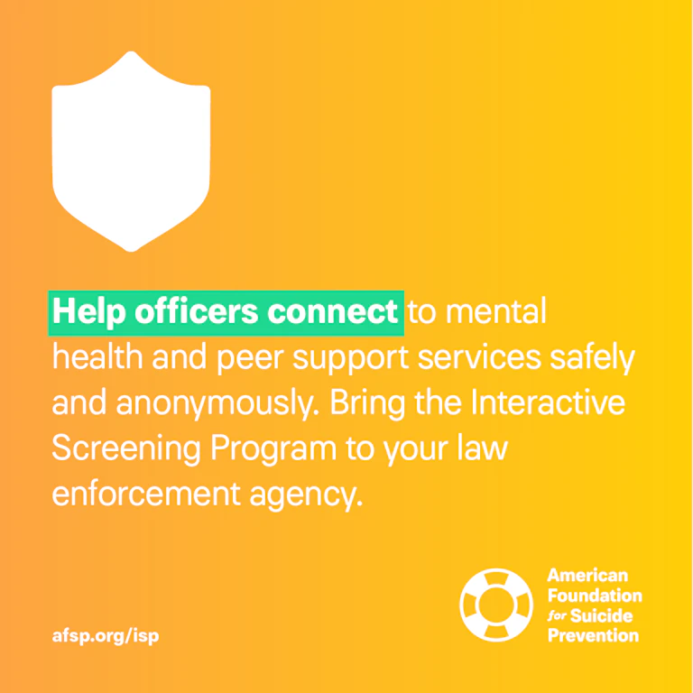 Help officers connect to mental health services
