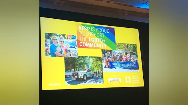 Slide from LGBTQ+ presentation at CLC