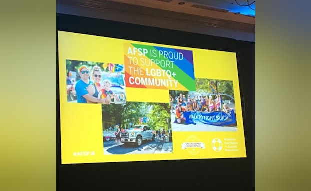 Slide from LGBTQ+ presentation at CLC