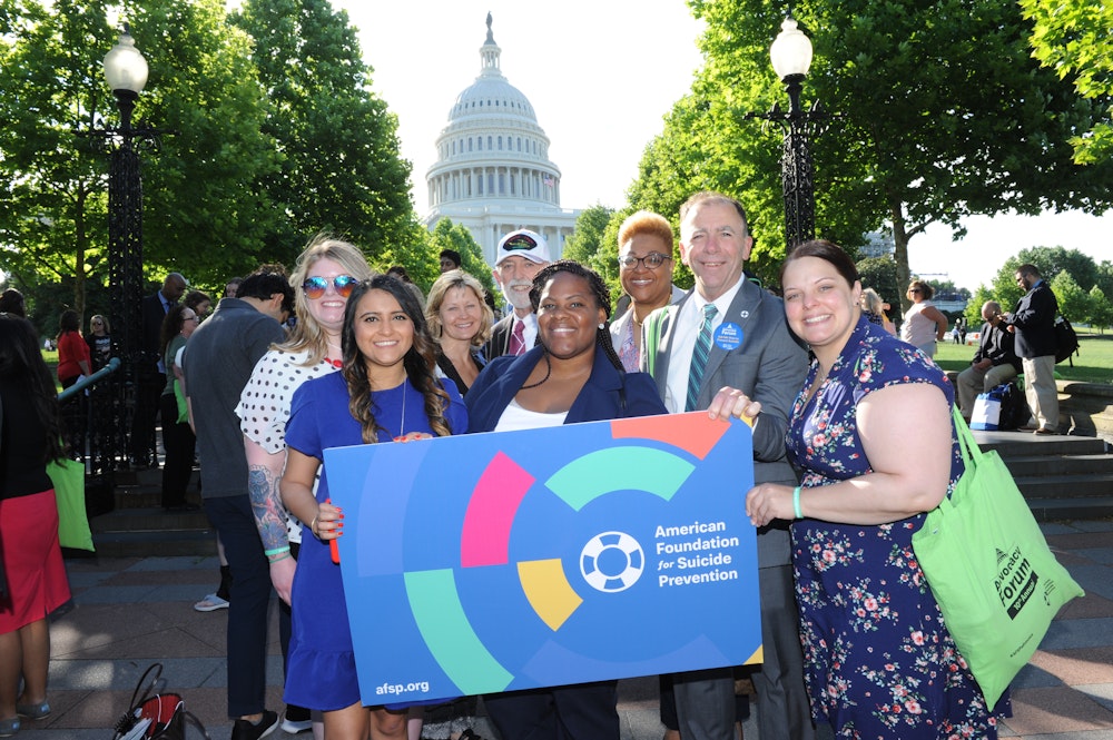 a suicide prevention public policy advocate AFSP