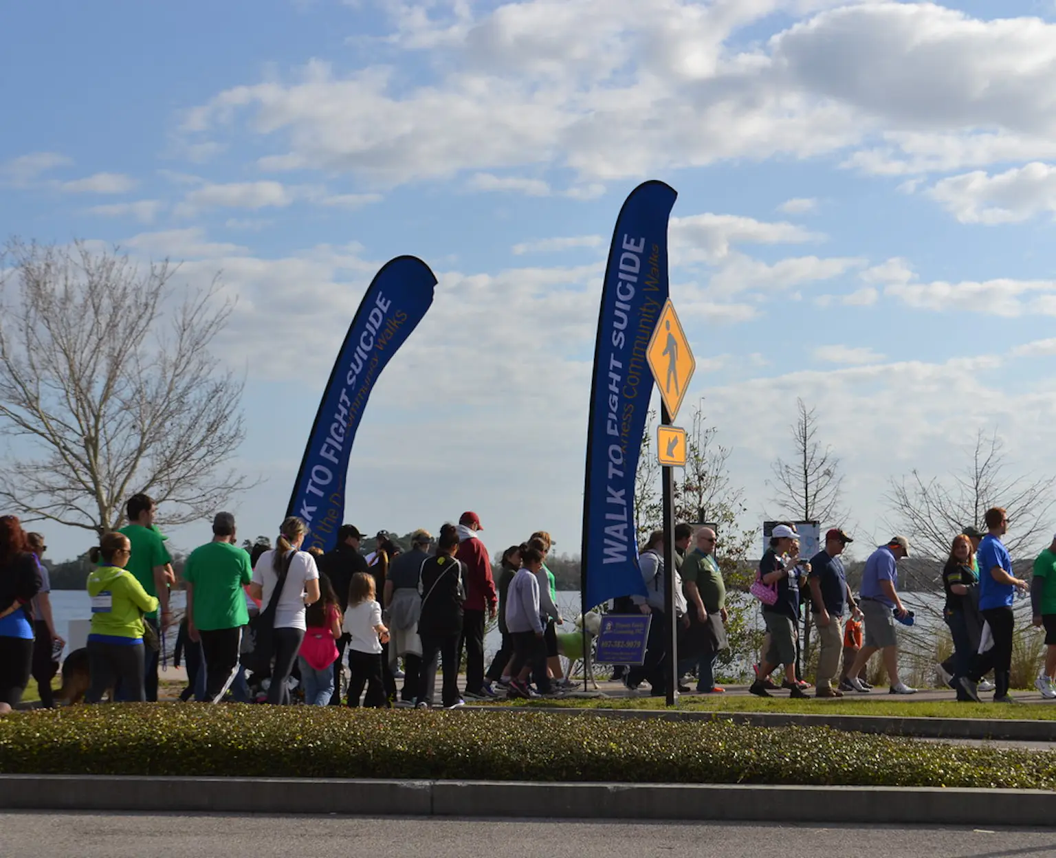 Group picture of Out of the Darkness Walk members