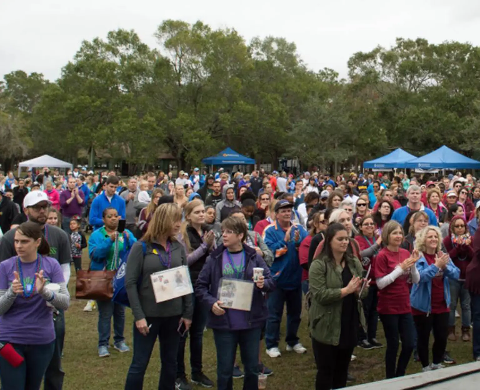 Group picture of Out of the Darkness Walk members