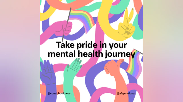 Take pride in your mental health journey