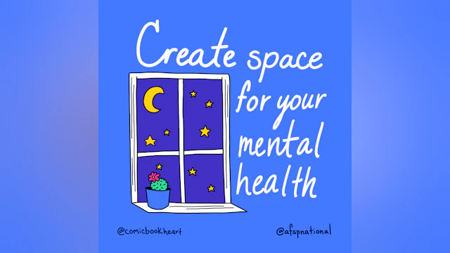 Create a space for your mental health