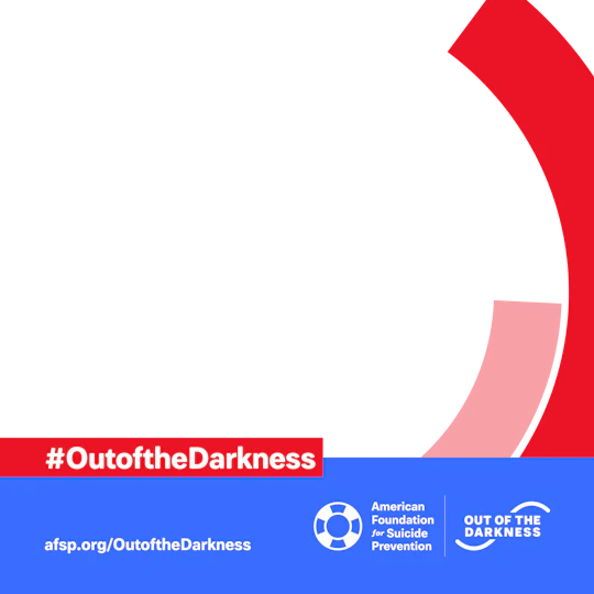 #OutoftheDarkness custom shareable