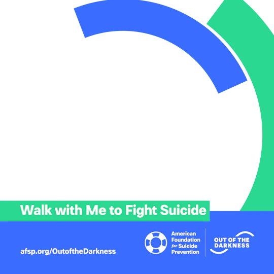 Walk with me to fight suicide custom shareable