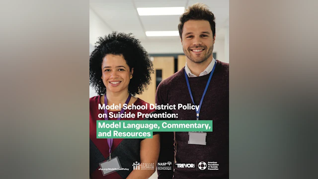 Model School District Policy cover