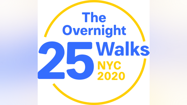 The overnight 25 walks NYC 2020