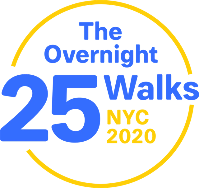 The overnight 25 walks NYC 2020
