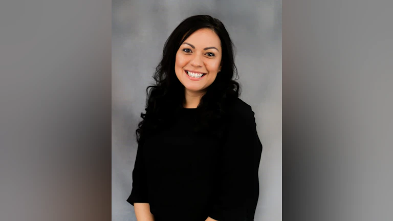 Woman sitting for headshot