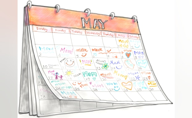 Calendar illustration