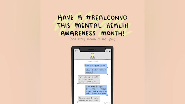 Have a #RealConvo this mental health awareness month