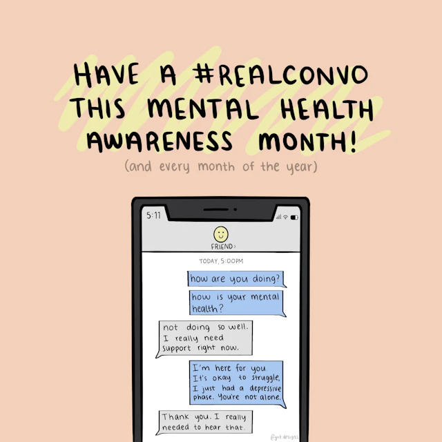 Have a #RealConvo this mental health awareness month