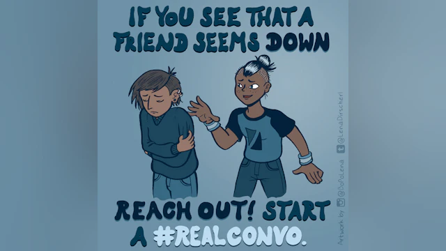 Reach out! Start a #RealConvo