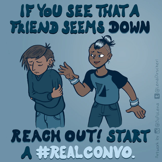 Reach out! Start a #RealConvo