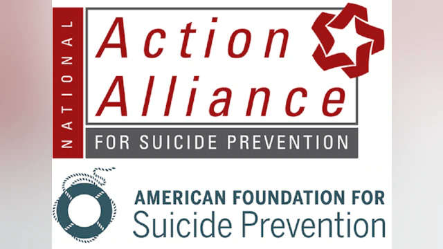 Action Alliance and AFSP logos
