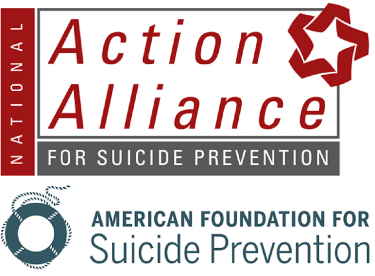 Action Alliance and AFSP logos