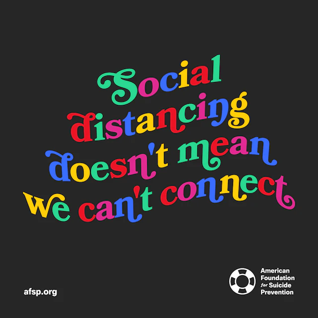 Social distancing doesn't mean we can't connect