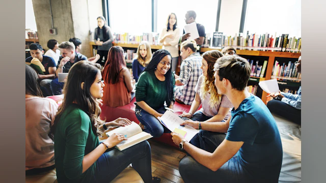 Group in classroom