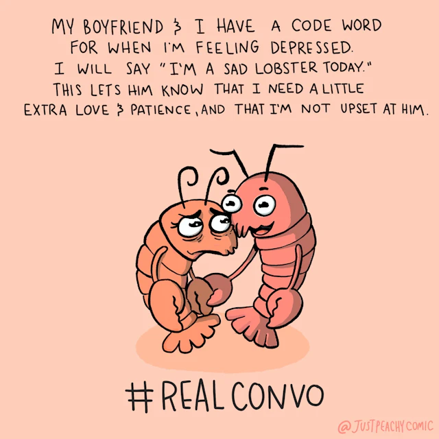 Lobsters talking about having a #realconvo